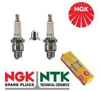 NGK Spark Plug - BR6HS-10 - fits Yamaha 3A (Malta), 6D, T8 OHV- 1090 x2