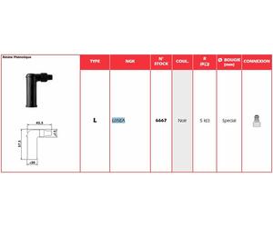 NGK Spark Plug Cap - L05EA