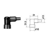NGK Spark Plug Cap - LB10EHAK, size 65 mm