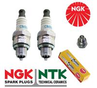 NGK Spark Plug - CMR6A - fits Horticultural - Fuji, Husqvarna, Mitox, Robin x2
