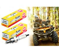 NGK Spark Plug CR7HSA, 10 mm Thread, 2 eaches for Scooter, Small Motorcycle, ATV, Moped