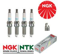 NGK Spark Plug - ILZKR8C8G - fits Peugeot 308 II 1.6 GTi, RCZ THP 270 - 90909 x4