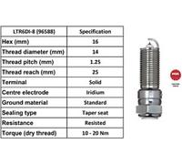 NGK SPARK PLUG QUALITY OEM 96588 / LTR6DI-8