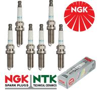 NGK Spark Plug - SILKAR8C6DS - fits Maserati Ghibli, Quattroporte - 96372 x6