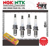 NGK Spark Plugs - BKR6EK - fits Vauxhall Vectra B 1.6L 96+ x4