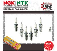 NGK SPARK PLUGS - D8EA - fits Derbi 125cc Cross City 125 07- x6