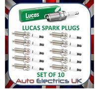 NGK SPARK PLUGS LFR6B LUCAS LSP003 X 10 FOR CITROEN XSARA C2 C3 C4 C8 BERLINGO