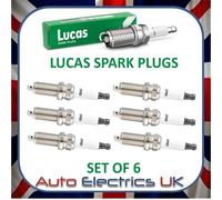 NGK SPARK PLUGS LFR6B LUCAS LSP003 X 6 FOR CITROEN XSARA C2 C3 C4 C8 BERLINGO