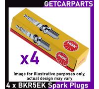 NGK Spark Plugs x 4 for Vauxhall Corsa C from 2000-2007 BKR5EK