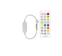 ngnsky HomeKit Smart LED Light Strip Controller Full Set Works with HomeKit,Voice and 2.4G RF Remote Control. Music syncing for Bedroom Christmas Decorations.