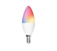 ngnsky Zigbee E14 Smart RGBCW Candle Bulb Works with Alexa & Google Home SmartThings, App and Voice Control,ZigBee Hub Required.