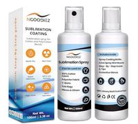 NGOODIEZ Sublimation Coating Spray for All Fabric, Including 100% Cotton, Polyester, T-shirts, Canva Coating Liquid- Quick Dry Formula, High Gloss Finished, 1 Step Process, Super Adhesion, 100ml