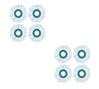 NGQQNHNAT 4/8/16PCS Microfiber Replacement Head Rotary Mop Cloth, Compatible For Leifheit, Cleaning Disc Mop Cleaning Pad(8pcs)