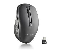 NGS Evo Mix Wireless Laser Mouse, Rechargeable Multimode Connection 2.4GHz + Bluetooth 5.1, USB-C, Quiet Buttons, Adjustable DPI, High Performance Laser Sensor, Ergonomics for Right Handed Users