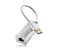 NGS Hacker 3.0 Conversor Adaptador de USB 3.0 to LAN RJ-45 1Gbps 15 cm Gris