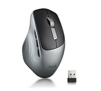 NGS Lush-RB Wireless Multi-Device Mouse 2.4 GHz + Bluetooth 4.0/5.0, USB-C Rechargeable Battery, 6 Silent Buttons, Ergonomic for Right-Handed, Adjustable DPI