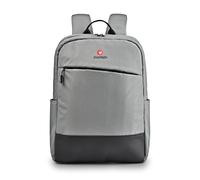 NGS Monray Sacks Venture Gray - Portable Backpack up to 15.6 Inches, Water Resistant Polyester, Padded Compartment, Front and Side Pocket, Padded Straps, Grey