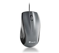 NGS MUSK Laser Mouse with USB Cable, 1200 dpi, Ambidextrous Ergonomics, 2 Buttons and Scroll Wheel, Elegant Design and Plug and Play