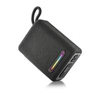 NGS Roller Furia 1 Black Portable Speaker Compatible with Bluetooth Technology, RGB Lights, IPX6 Waterproof, 15 W, True Wireless, USB, Battery Life 9 Hours, Black