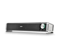 NGS SB500 20W Wireless Bluetooth Soundbar for PC, TV, Smartphone or Tablet, Stereo Sound, USB Power, 3.5mm Jack, Microphone, Headphone Output, Plug & Play, Compact