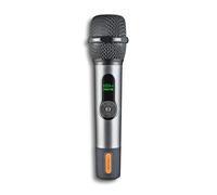 NGS Singer Star - Dynamic Wireless Microphone 2.4GHz, 30h Autonomy, Volume and Echo Control, Battery Indicator, 3.5 mm and 6.3 mm Jack Connection - Ideal for Karaoke and Events