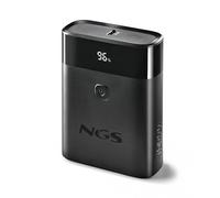 NGS Twix 10 - Portable Charger 10000mAh, 22.5W Fast Charging PD 20W, QC 18W USB-C and USB-A, Precise LED Display, Compact and Lightweight Design, Compatible with iPhone Samsung, Xiaomi, Huawei