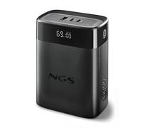 NGS Twix 30 - Portable Battery 30000 mAh, 140 W Quick Charge, PD 3.1 for Laptops, USB-C 30 W and USB-A QC 22.5 W, LED Display, Compact and Light, Compatible with iPhone, Samsung, Huawei