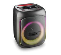 NGS Wild Swag Go Portable Speaker, Compatible with Bluetooth 5.0 Technology, True Wireless Stereo, LED Lights and Screen, USB Input, TF and Aux Audio, 24 x 23 x 30 cm, 80 W, Colour