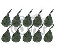 NGT 10 x Carp Fishing Tackle Weights 1.5oz 2oz 2.5oz 3oz 3.5oz Flat Pear Style Weight (10 x 3oz Flat Pear)
