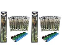 NGT 10 x Deluxe Pole Float Rigs - Match Fishing Tackle, Barbless Pre-Made Accessories, Floats (Pack of 2)