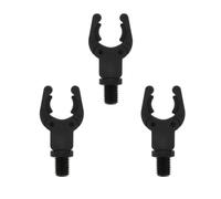 NGT 3 x Black Carp Fishing Tackle Butt Grips Grippz Rod Rests for Wet Surfaces