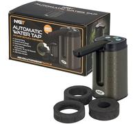 NGT Auto Water Tap USB Rechargeable Portable Camping & Fishing Water Dispenser with Folding Nozzle, Timer Buttons, Hands-Free Tap for Water Carriers & Bivvy Sink