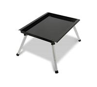NGT Bivvy/Bait Table with Adjustable Legs - Black, One Size