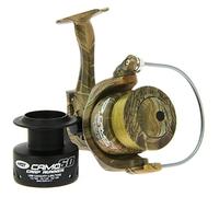 NGT Camo 60 3BB Carp Runner Baitrunner Reel With 12lb Line + Spare Spool + Padded Reel Case