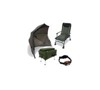 NGT Carp Case System PLUS WITH 50" Day Shelter, Specimen Chair, and Headlamp