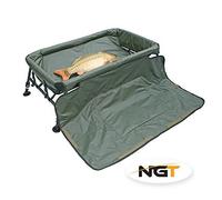 NGT Carp Cradle Unhooking Mat With Knee Pad & Legs,Fishing Mat, Fish Care Equipment