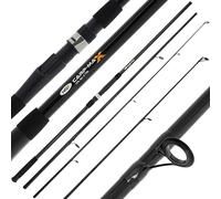 NGT Carp Max 12ft 3pc Carp Rod 2.75lb Test Curve Fishing Tackle Black