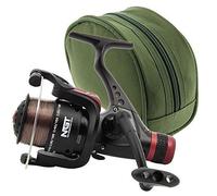 NGT CKR50 Carp Coarse Runner Spool 1BB Fishing Reel with Rear Drag and Case Set