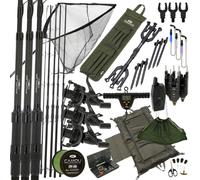 NGT Deluxe 3 Rod Profiler Carp Fishing Set Up