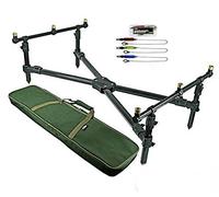 NGT Deluxe Cross Rod Pod Padded Carry Case & Swinger Indicator Set by