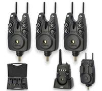NGT Dynamic MK2 3pc Wireless Bite Alarms Carp Coarse Fishing Bite Indicator