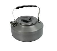 NGT FCC-KETTLE-1.1 1.1 Litre Aluminium Kettle Lightweght Folding Handle Carp Coarse Fishing - Gunmetal, Standard