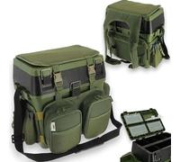 NGT FISHING SEAT BOX RUCKSACK WITH BAG FOR TERMINAL TACKLE CARP SEA NGT
