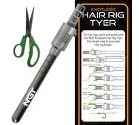 NGT HAIR RIG HOOK TYER TOOL FOR MAKING HAIR RIGS + CARP FISHING BRAID SCISSORS