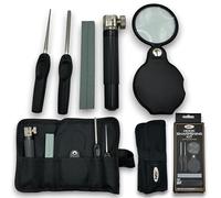 NGT Hook Sharpening Kit File Vice Tool Clamp Magnifying Eye Stone Carp Coarse Fishing