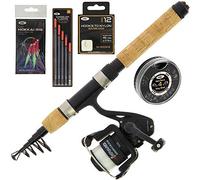 NGT Mini Telescopic Travel Combo Coarse Sea Fishing Carbon Rod & Reel Tackle