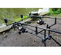 NGT New Dual Line Three Rod Carp Coarse Fishing Pod