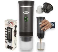 NGT Portable Espresso Coffee Machine Rechargeable USB NEW Fishing Latte Mixer GREY
