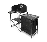 NGT Prep Station - Quick Folding, Multi Section Prep Station for Outdoor Cooking (With Carry Case)