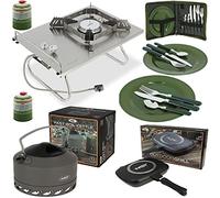 NGT PROFILER CARP FISHING STOVE FAST BURN KETTLE + CUTLERY + OUTDOOR GRILL + GAS